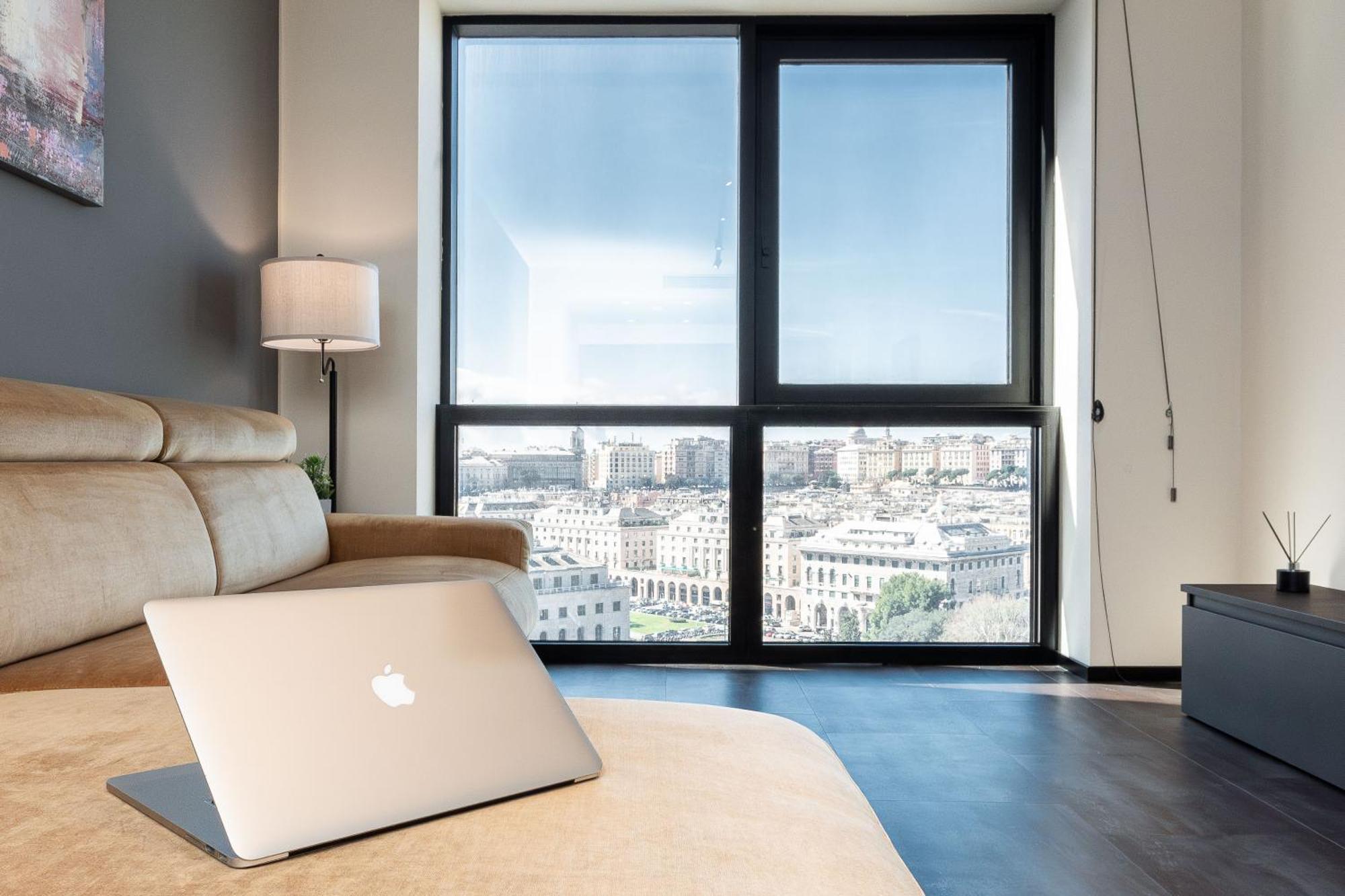 Free Parking In Luxury Suite With City View - Steps To Brignole Train Station Генуя Экстерьер фото
