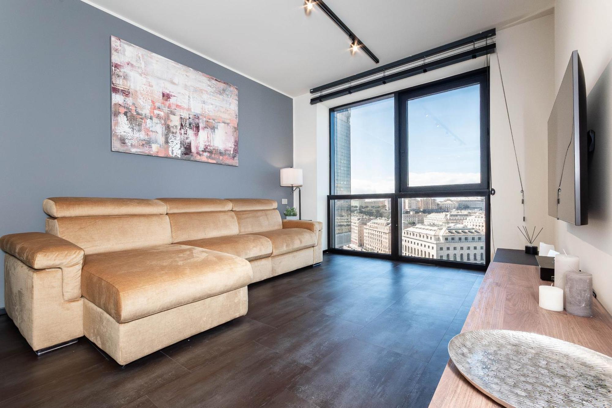 Free Parking In Luxury Suite With City View - Steps To Brignole Train Station Генуя Экстерьер фото