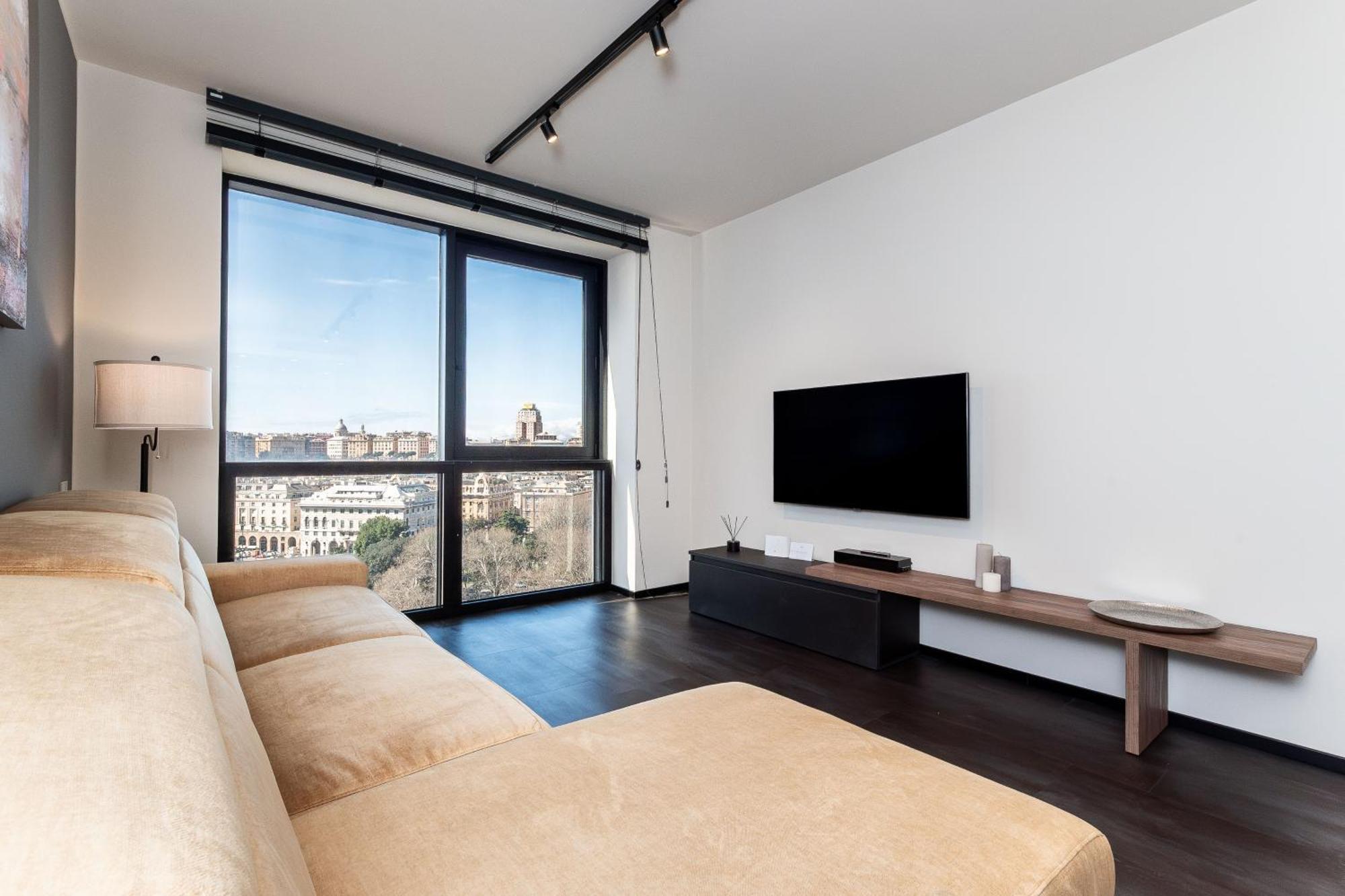 Free Parking In Luxury Suite With City View - Steps To Brignole Train Station Генуя Экстерьер фото